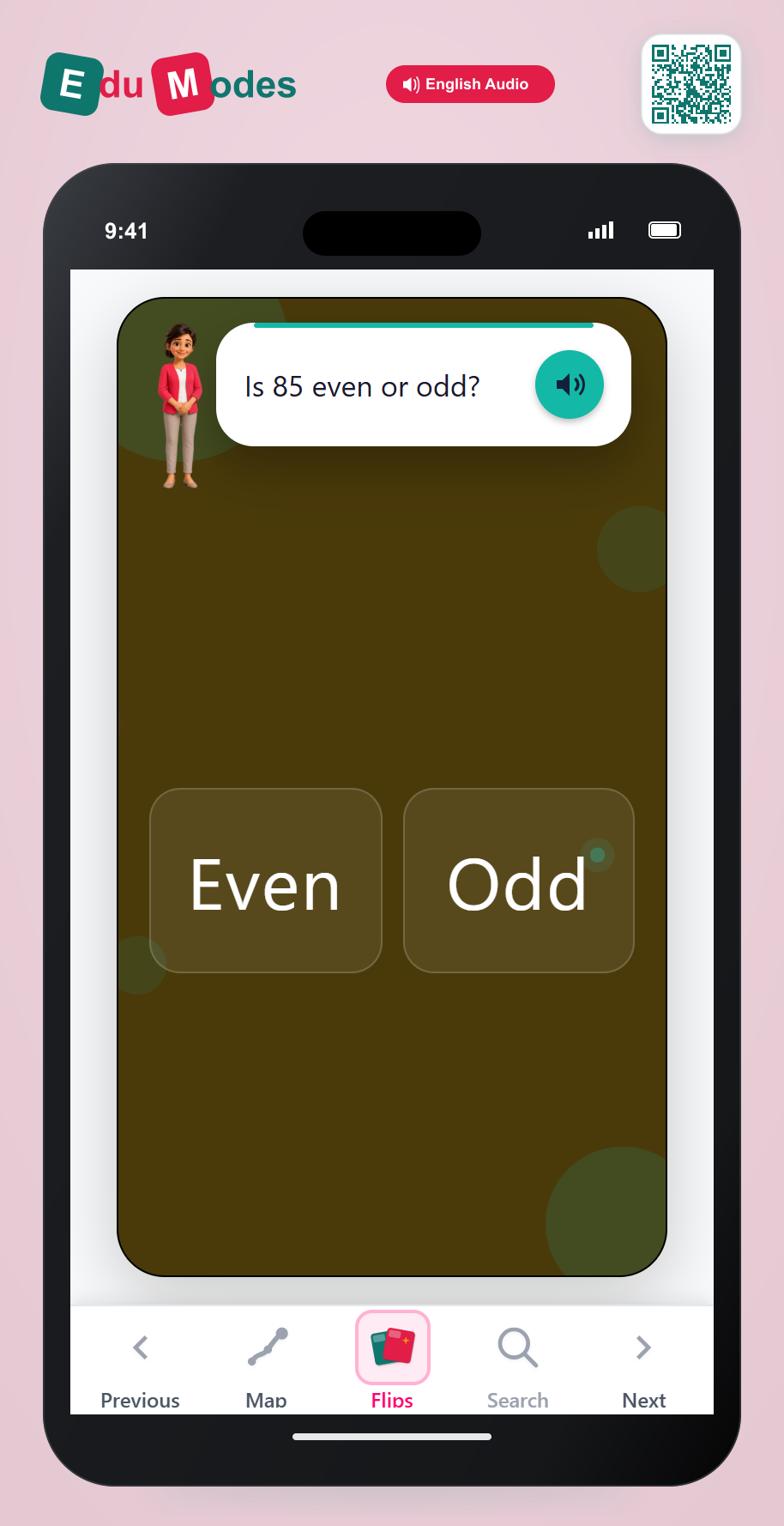Identify numbers as even or odd - Identify 85 - Interactive Learning Game Preview