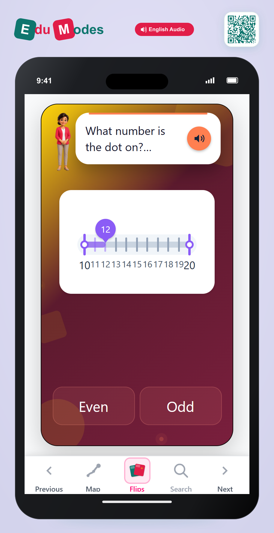 Even or Odd Number Line 5 - Interactive Learning Game Preview