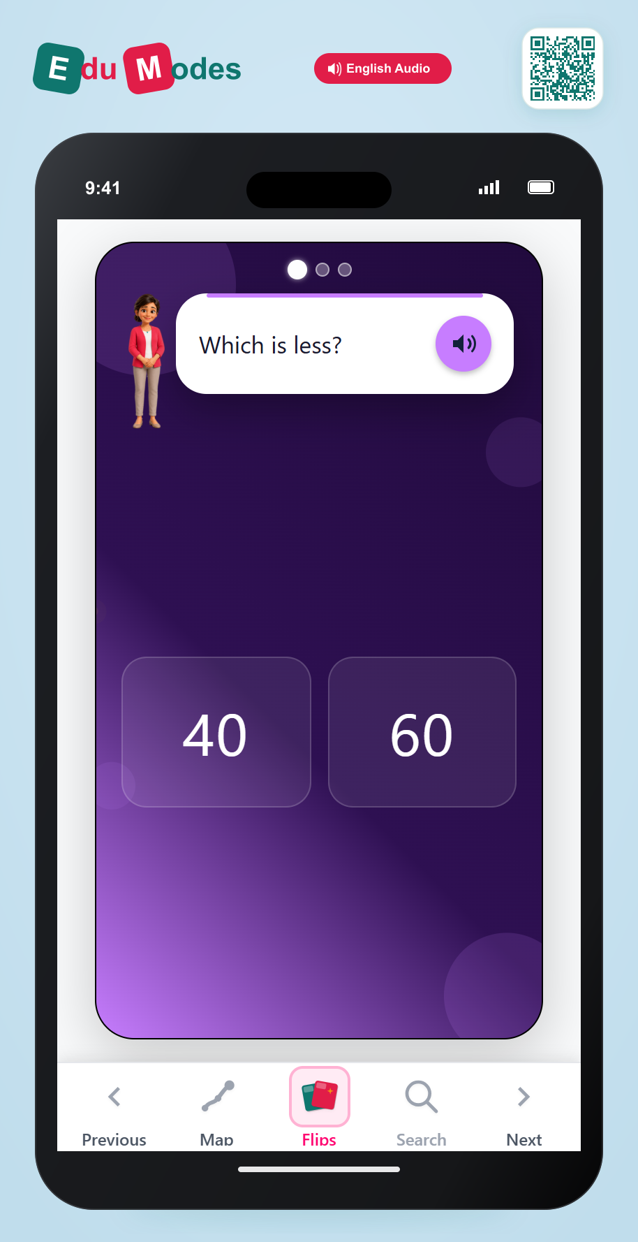 Comparing numbers up to 100 - Part 2 - Interactive Learning Game Preview