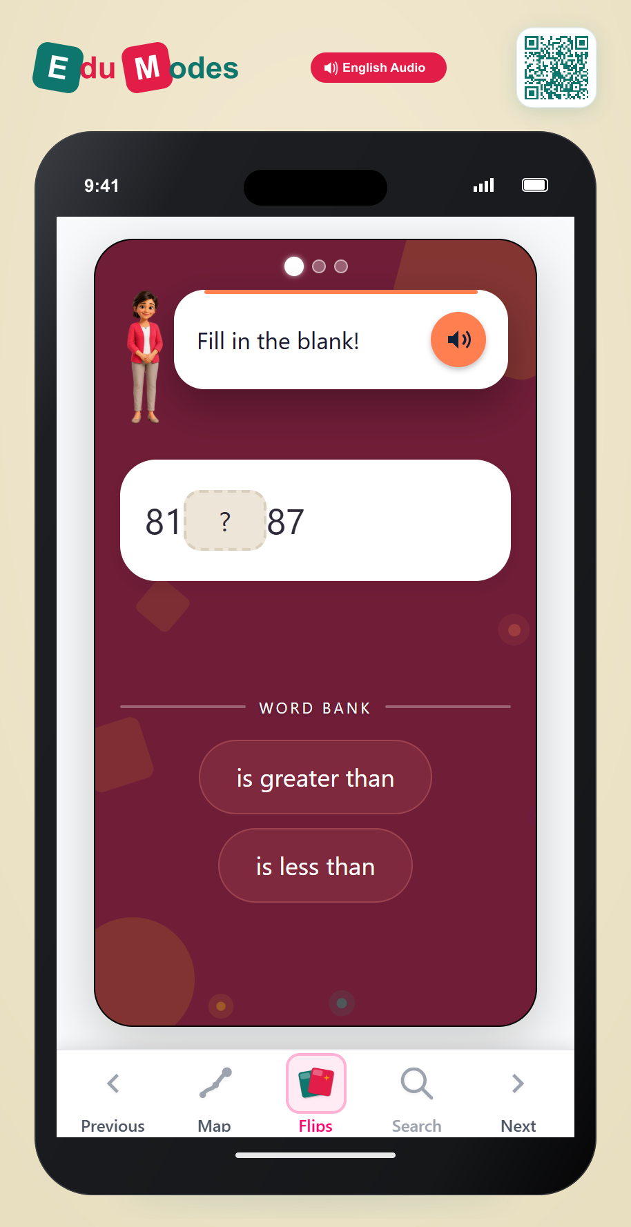 Comparing numbers up to 100 - Part 4 - Interactive Learning Game Preview