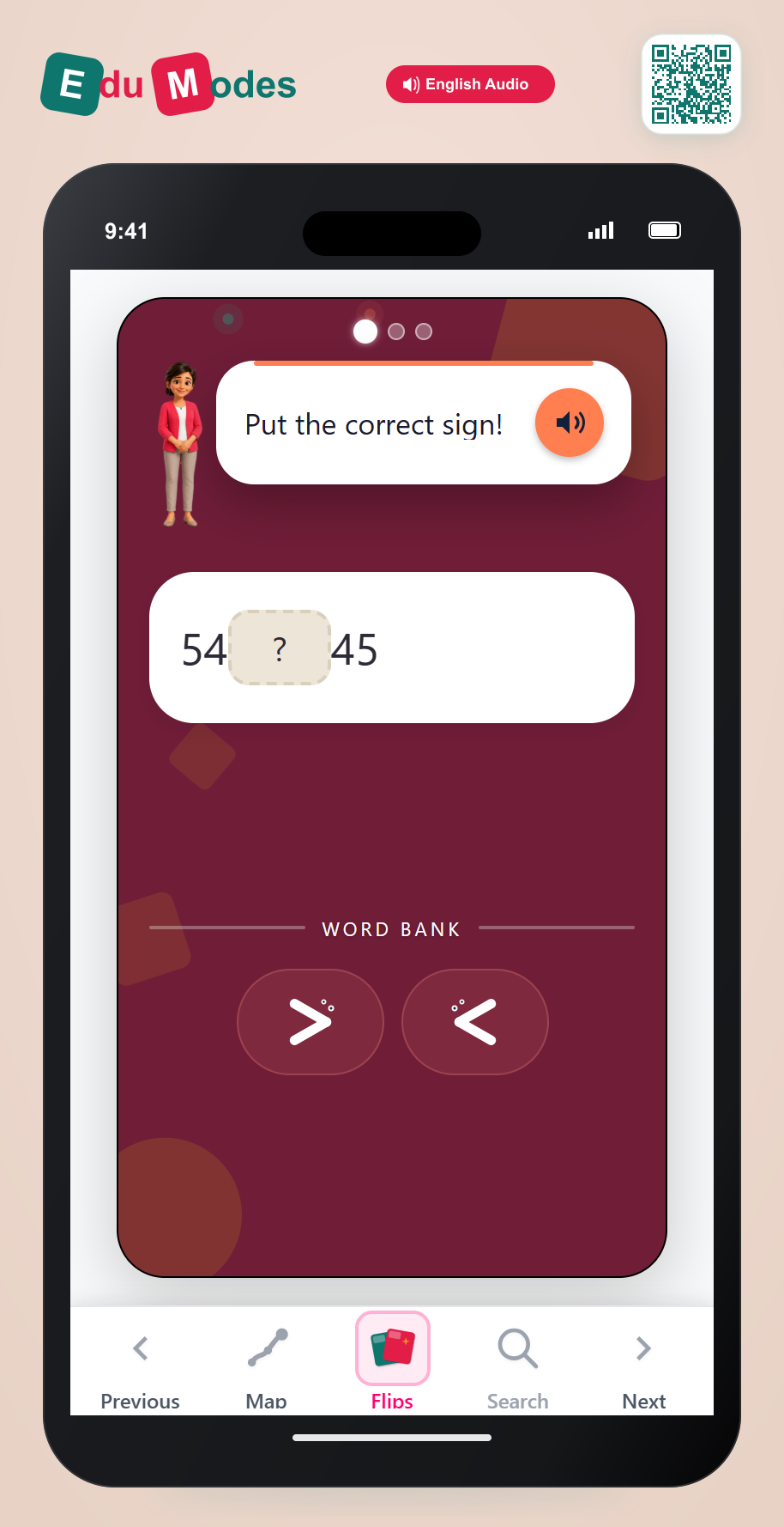 Comparing numbers up to 100 - Part 7 - Interactive Learning Game Preview