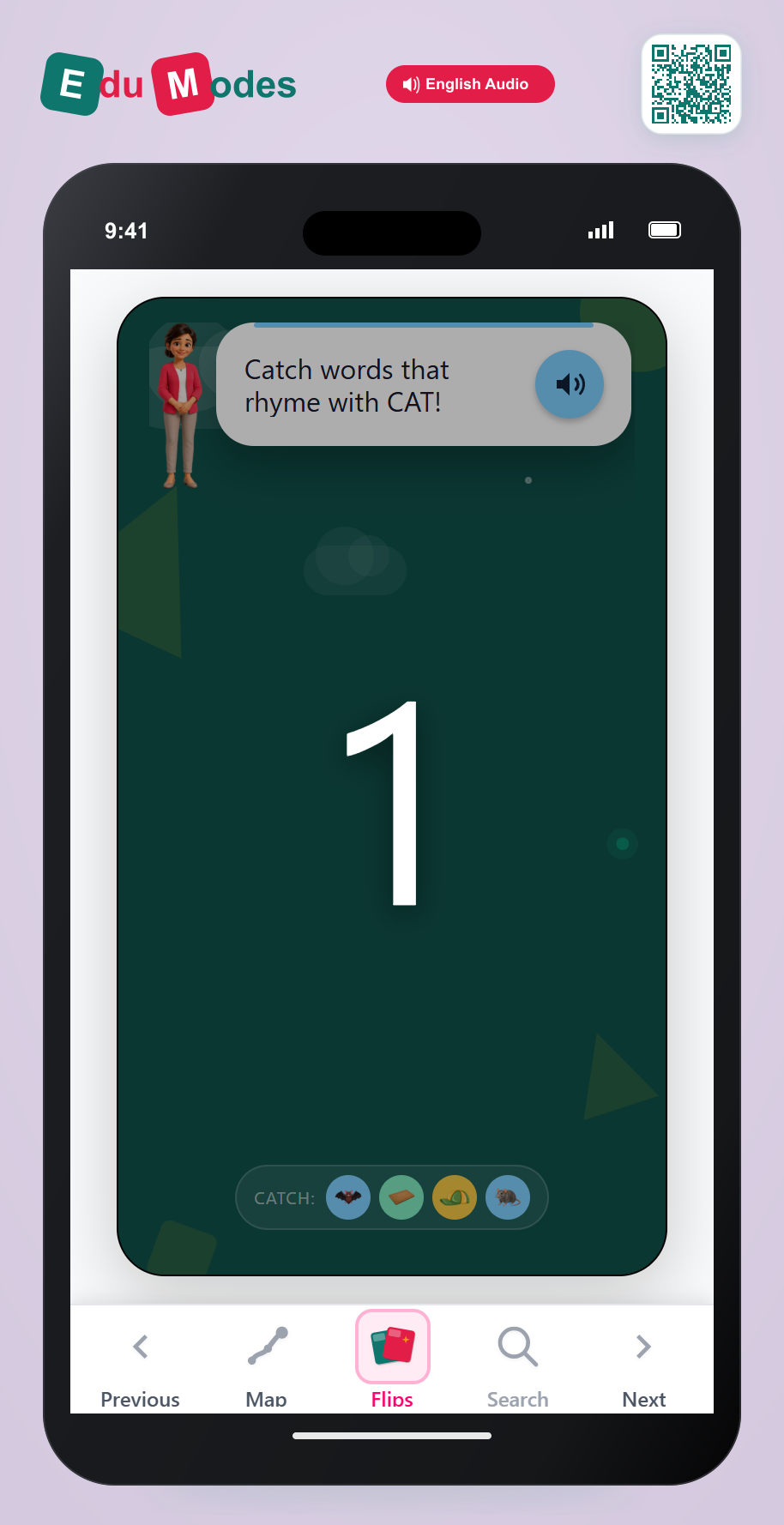 Catch the Rhymes with Cat - Interactive Learning Game Preview