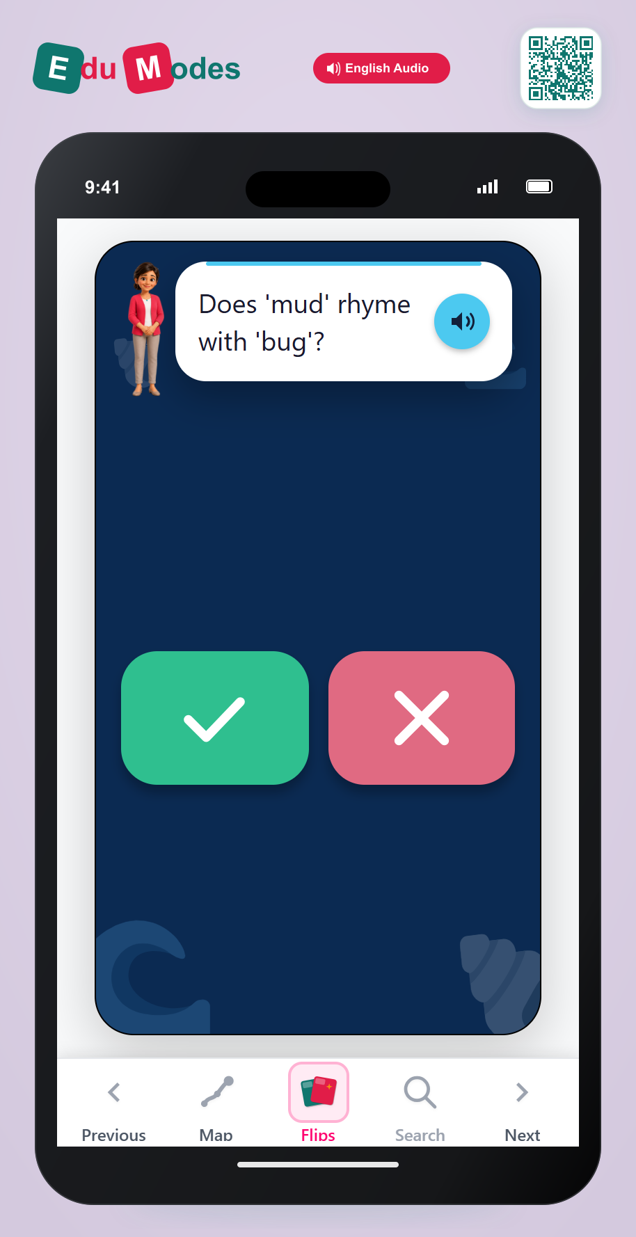 Rhyme Test 9 - Interactive Learning Game Preview