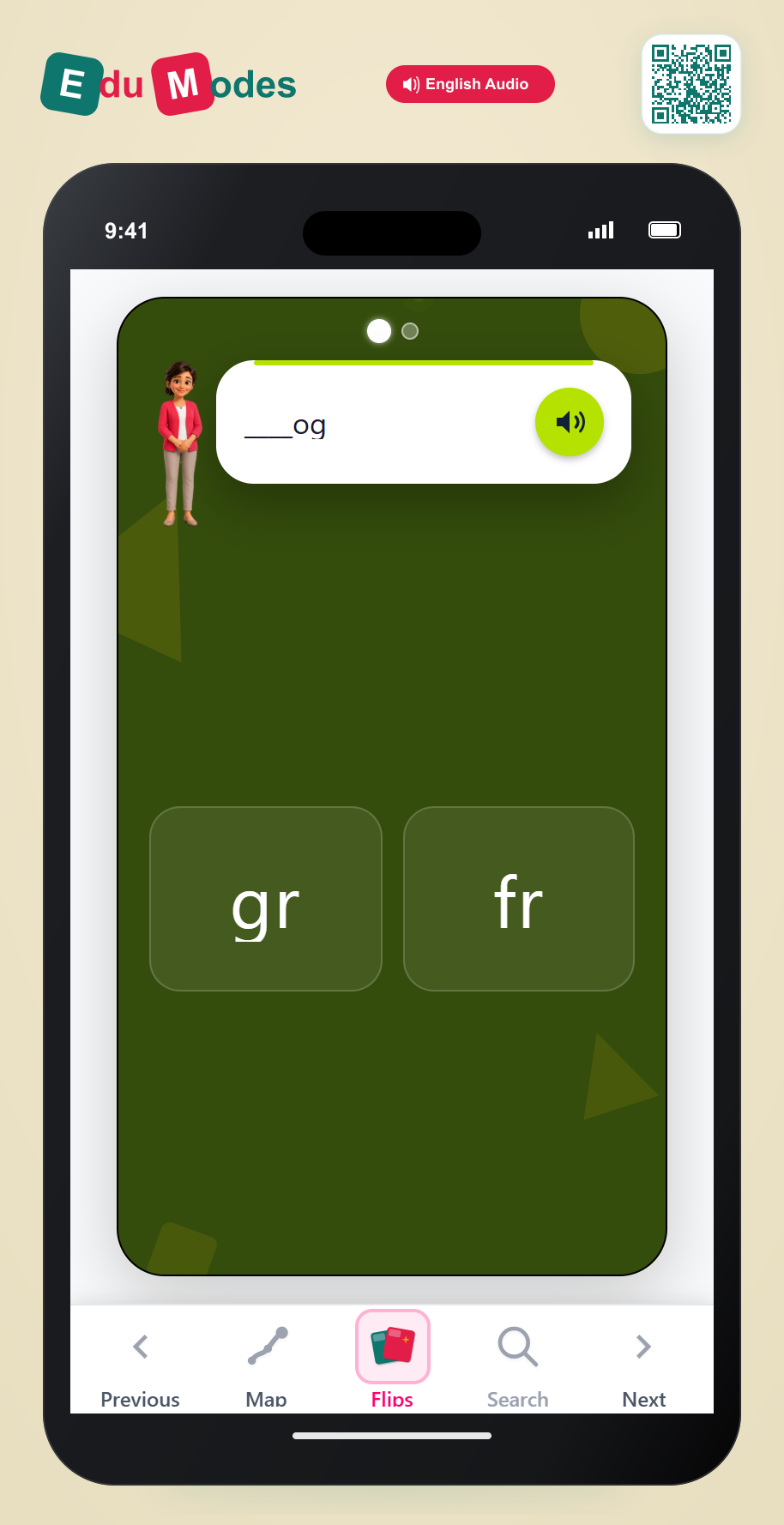 Choose the Starting R-Blend - Interactive Learning Game Preview
