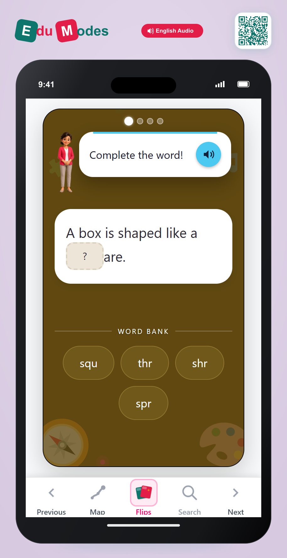Complete the sentence blend 10 - Interactive Learning Game Preview