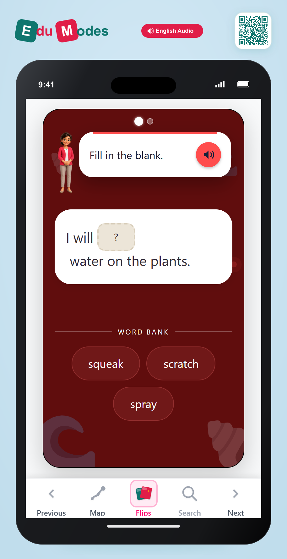 Sentences with spr blends - Interactive Learning Game Preview