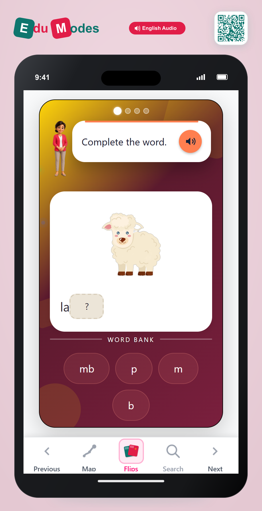 Word Level Silent Letters 2 - Interactive Learning Game Preview