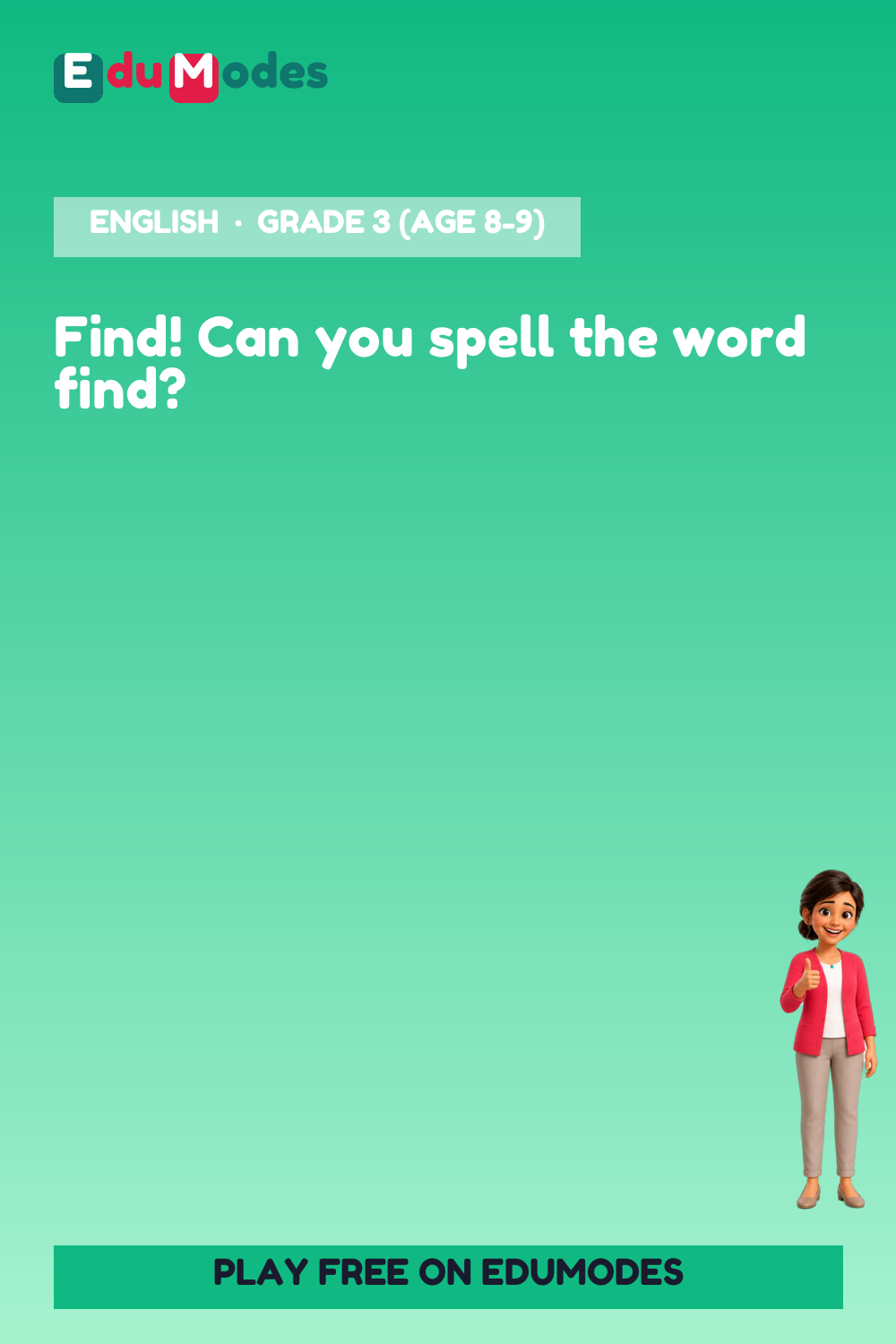 Long 'i' Patterns: ind and ild - Part 1 - Interactive Learning Game Preview