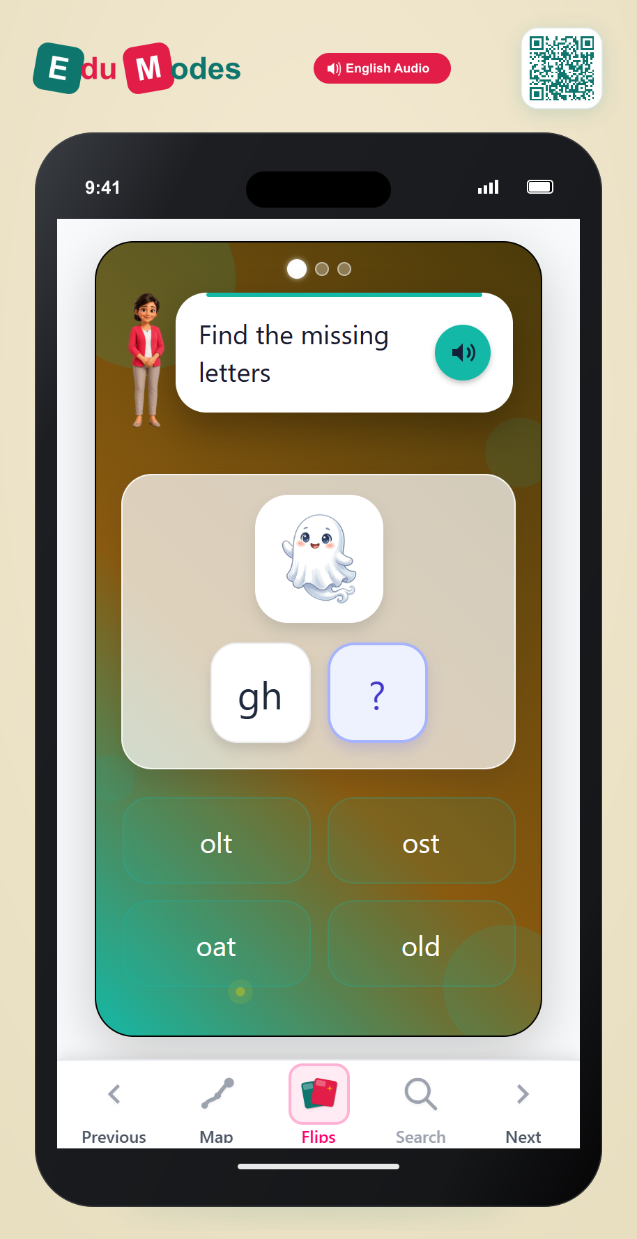 Spell long o - old, ost, olt - Interactive Learning Game Preview