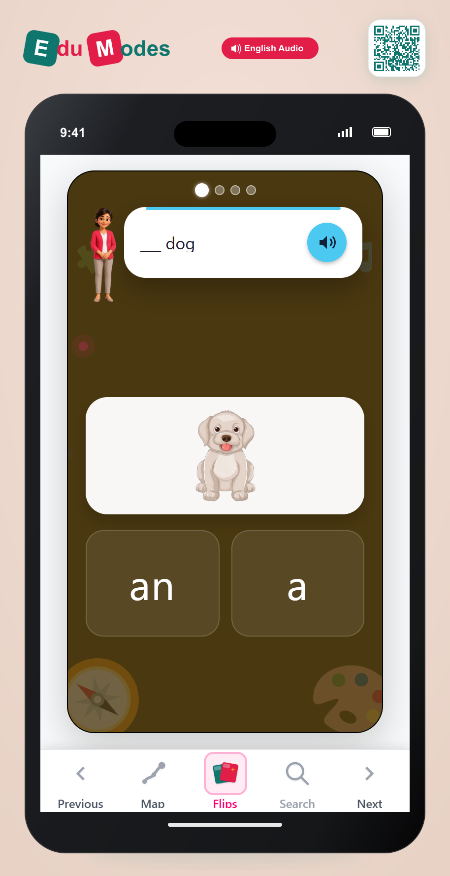 Warm Up: A or An - Interactive Learning Game Preview