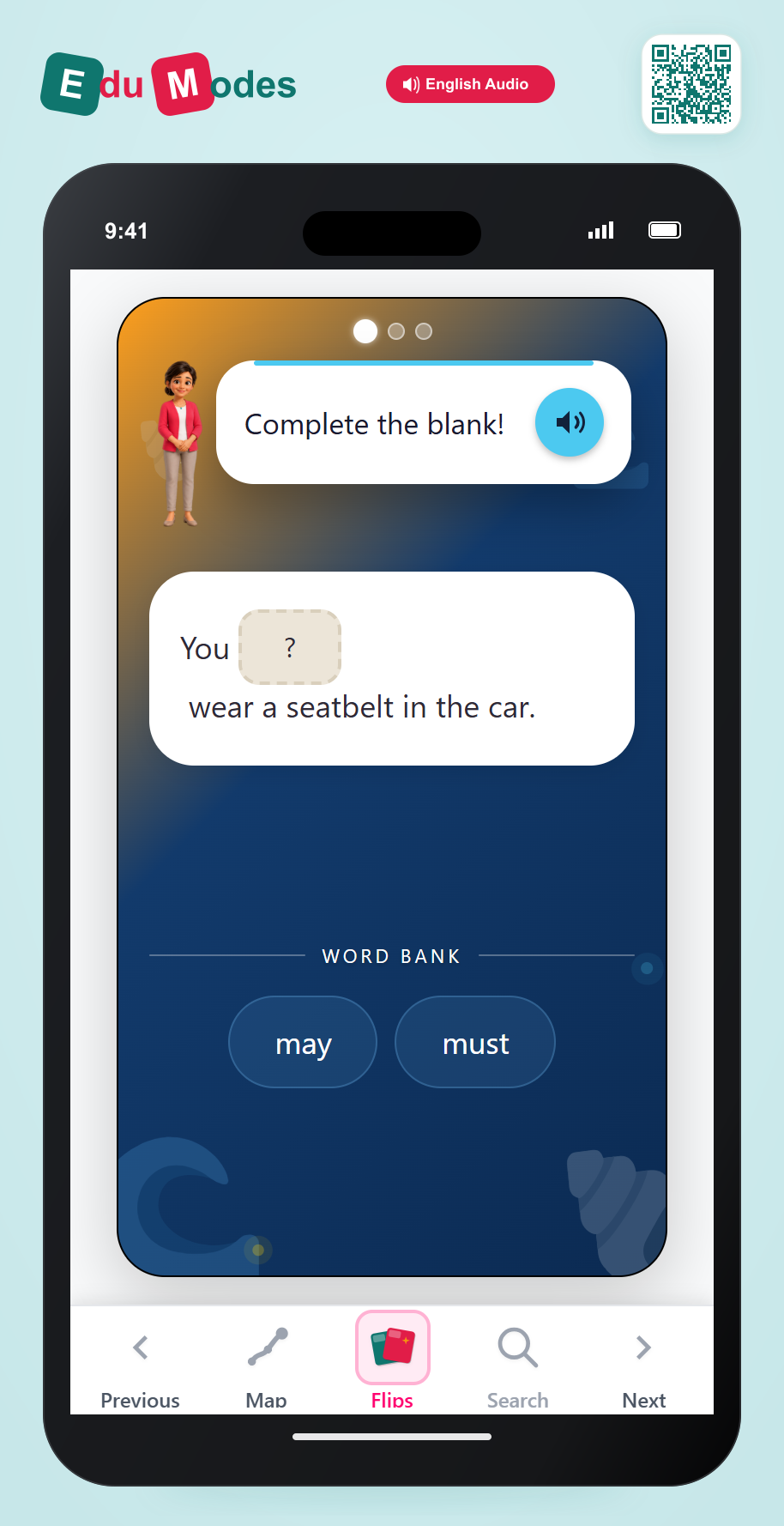 Use the correct modal verb - Necessity and Future - Interactive Learning Game Preview