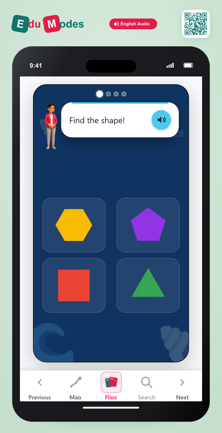 Sides and Vertices Review - Interactive Learning Game Preview