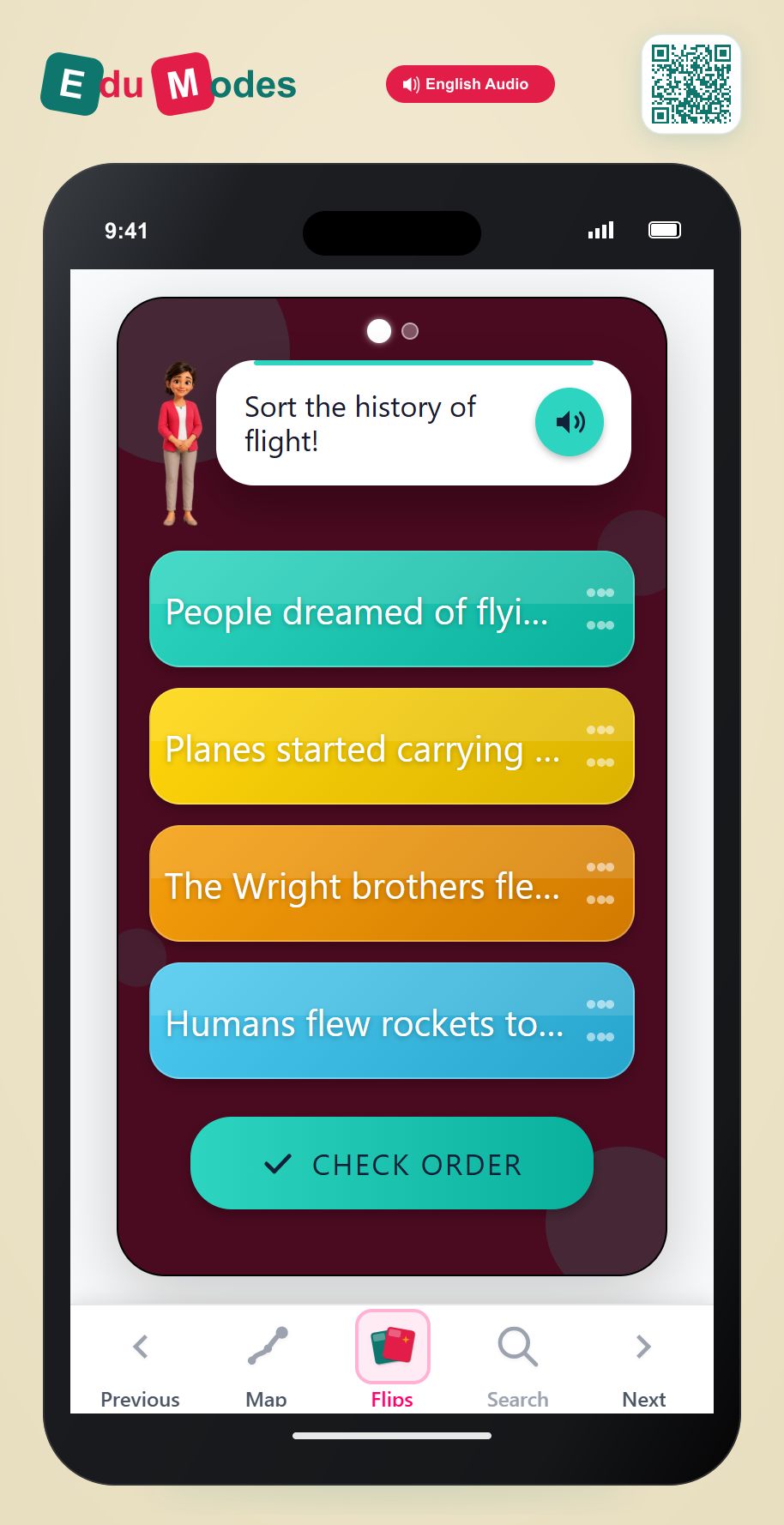 Timeline - History - Interactive Learning Game Preview