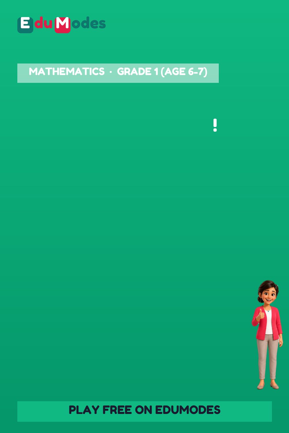 Counting Down by 1s and 2s Sequence Order (Malayalam) - Interactive Learning Game Preview