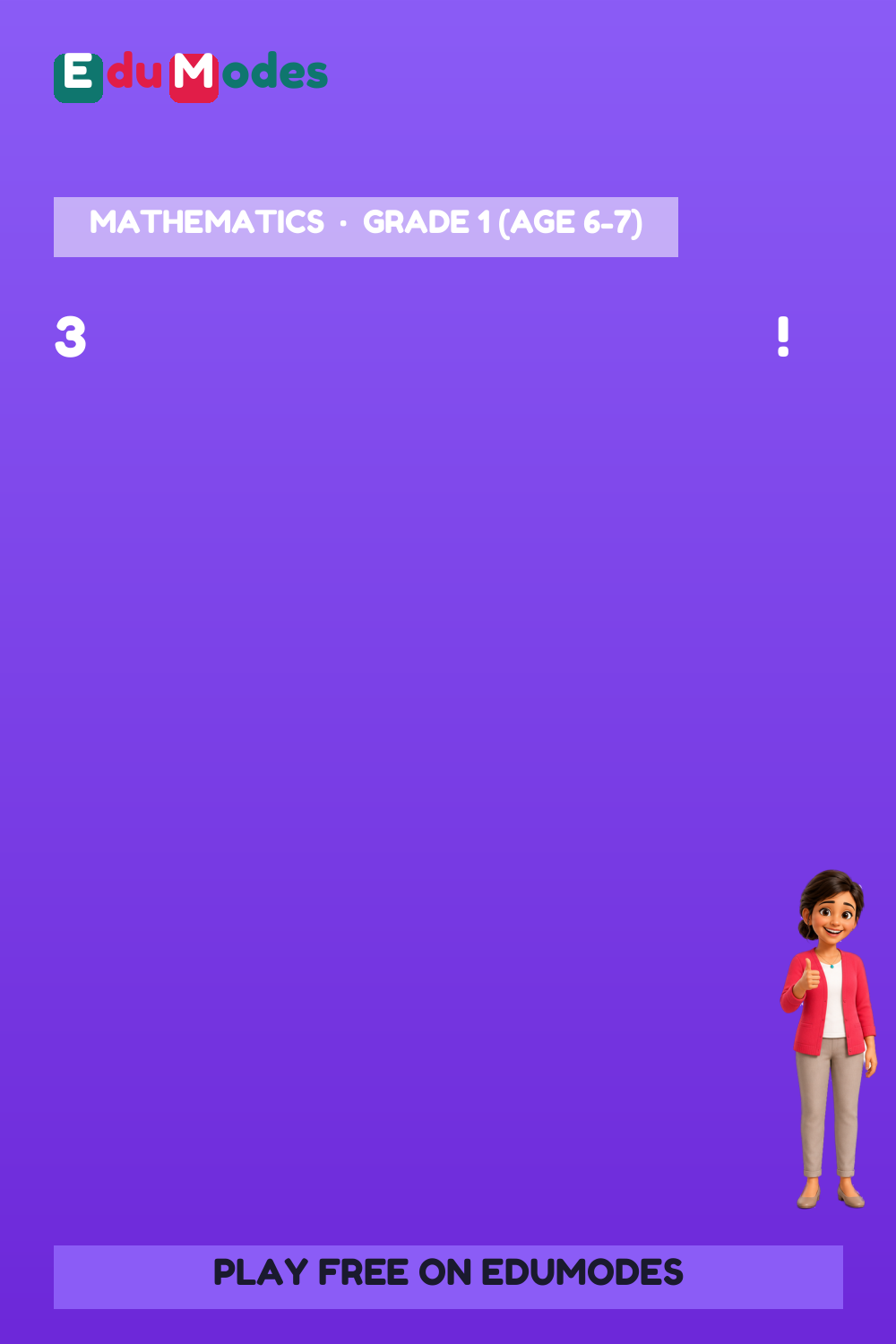 Counting Down by 3s and 5s Sequence Ordering (Malayalam) - Interactive Learning Game Preview