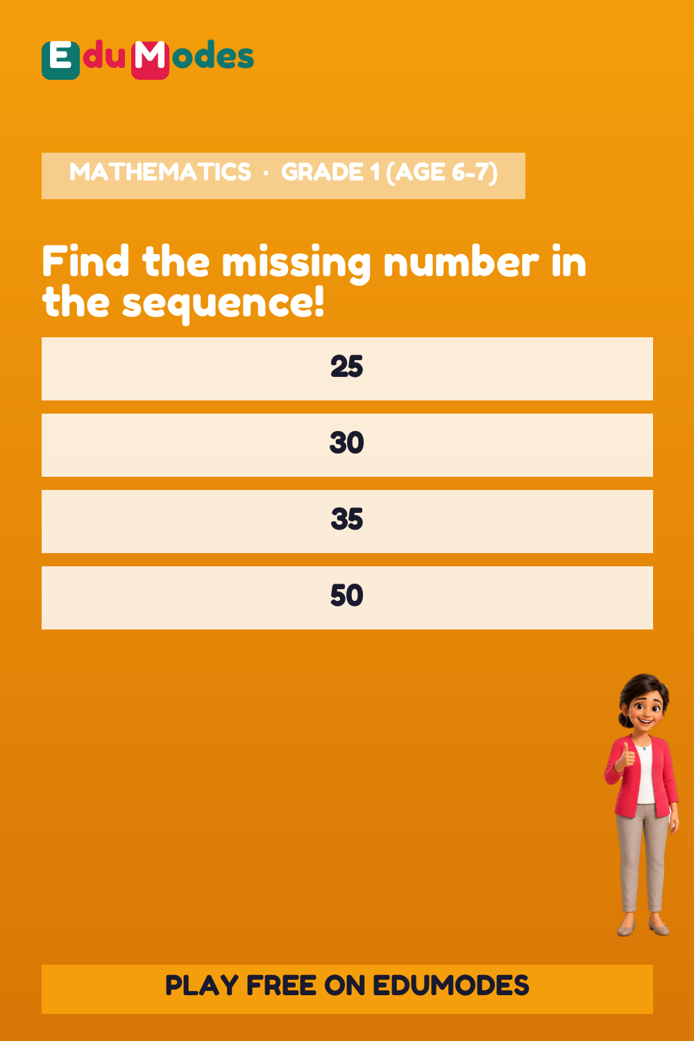 Counting Up by 10s Missing Number - Interactive Learning Game Preview