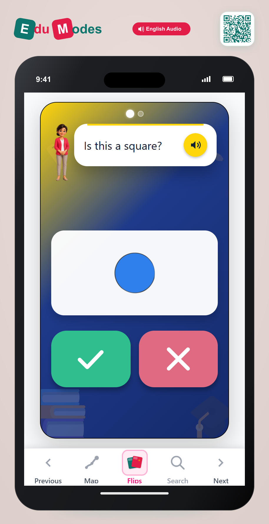 Is it a Square? (No) - Interactive Learning Game Preview