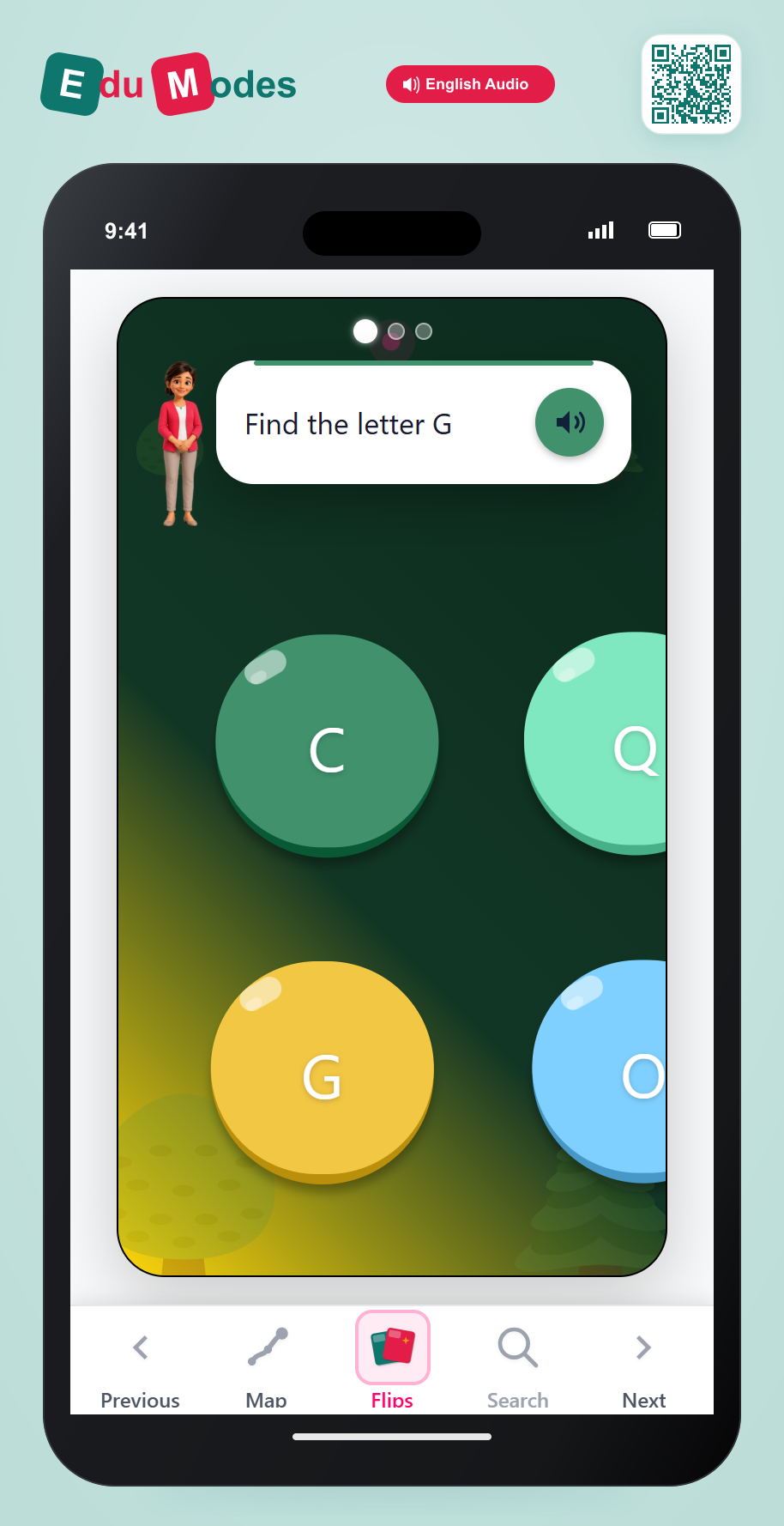 Uppercase Letters G, H, I - Interactive Learning Game Preview