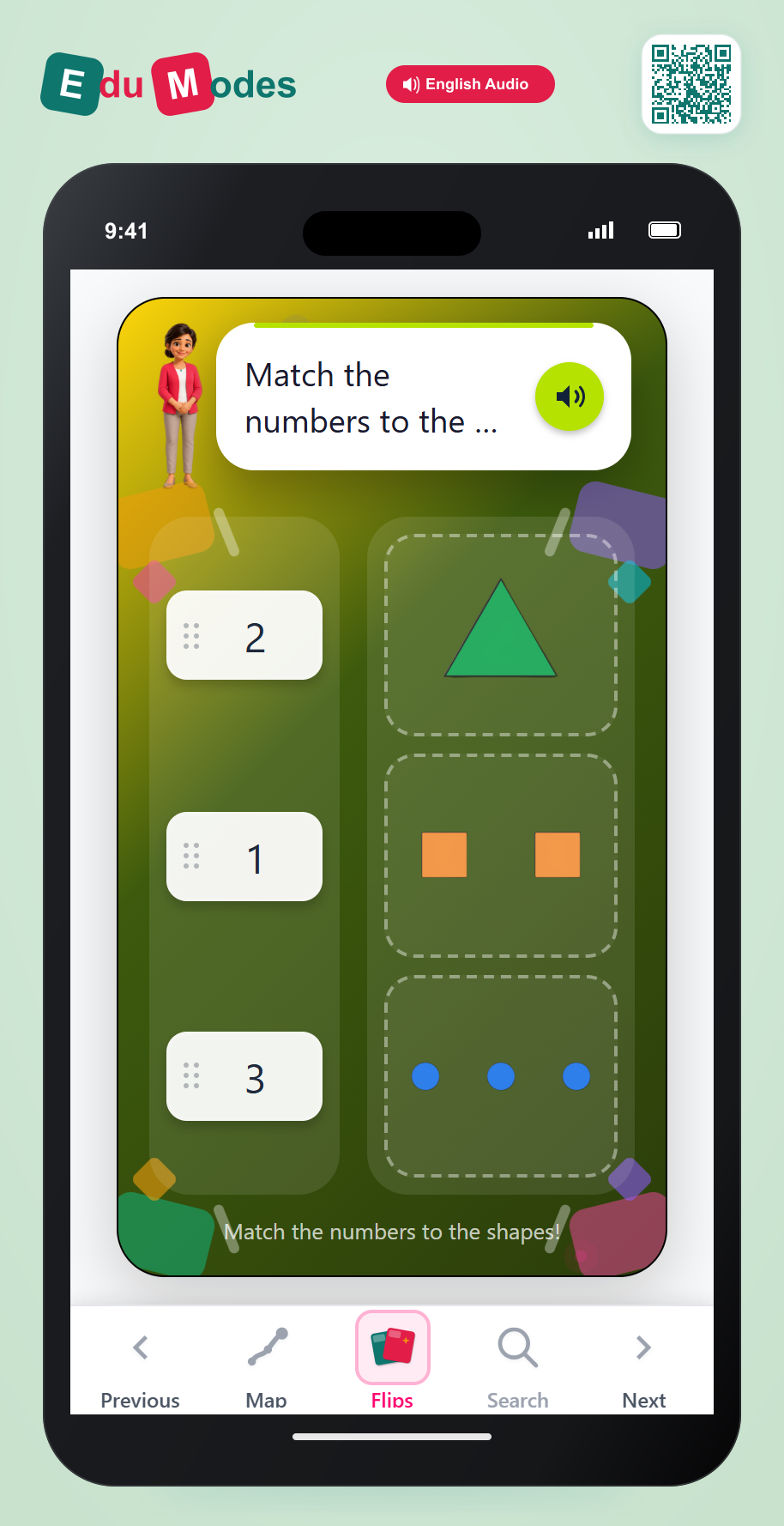 Match the Shapes - Interactive Learning Game Preview