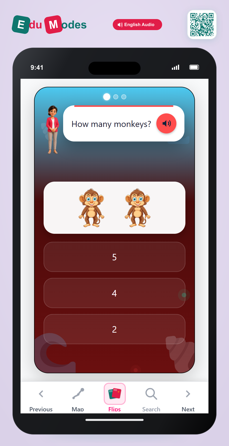 Review 1 to 5 Objects - Interactive Learning Game Preview