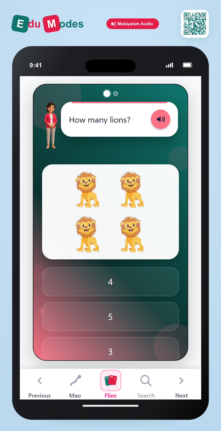 How Many Wild Animals - Interactive Learning Game Preview