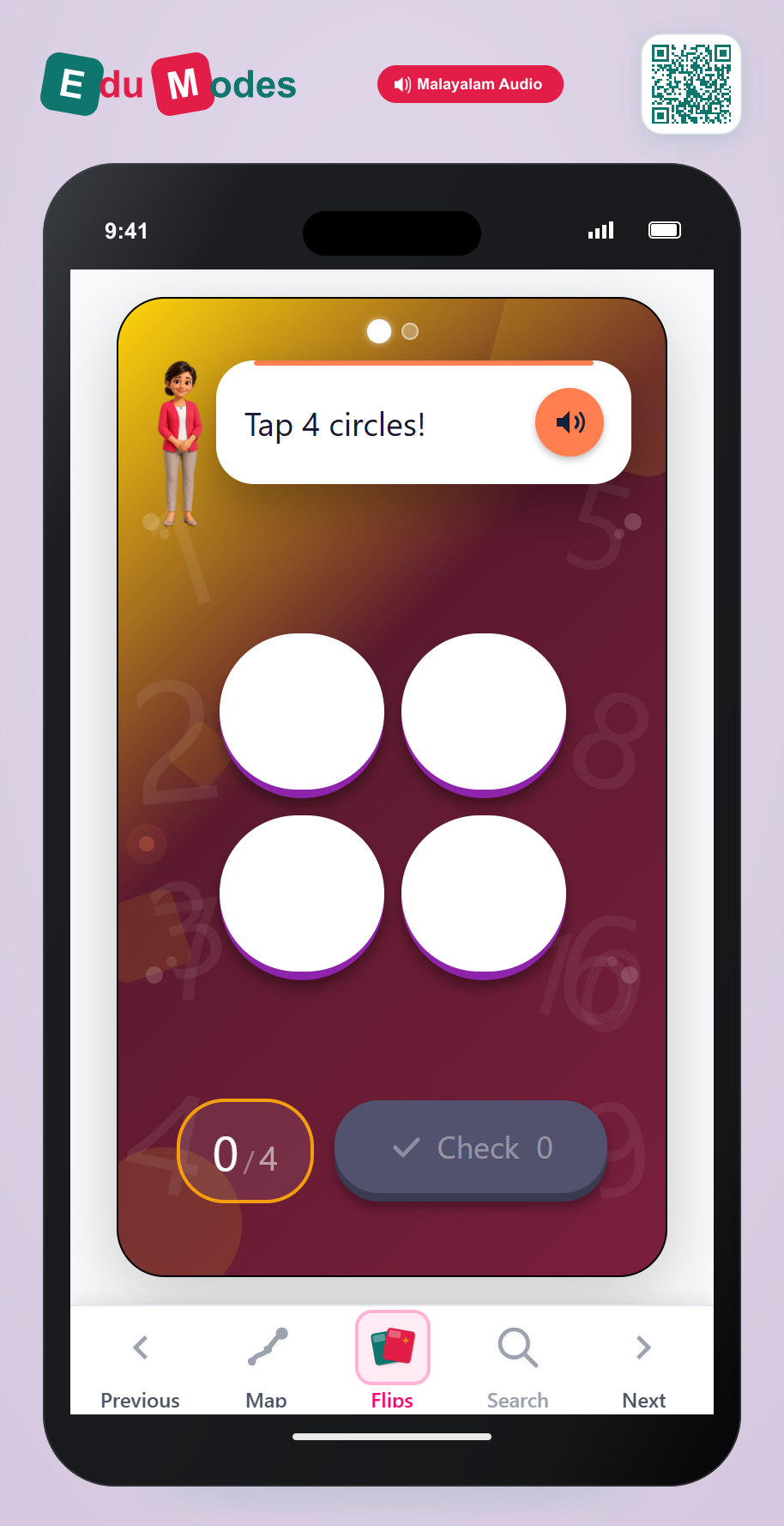 Tap Four and Five - Interactive Learning Game Preview