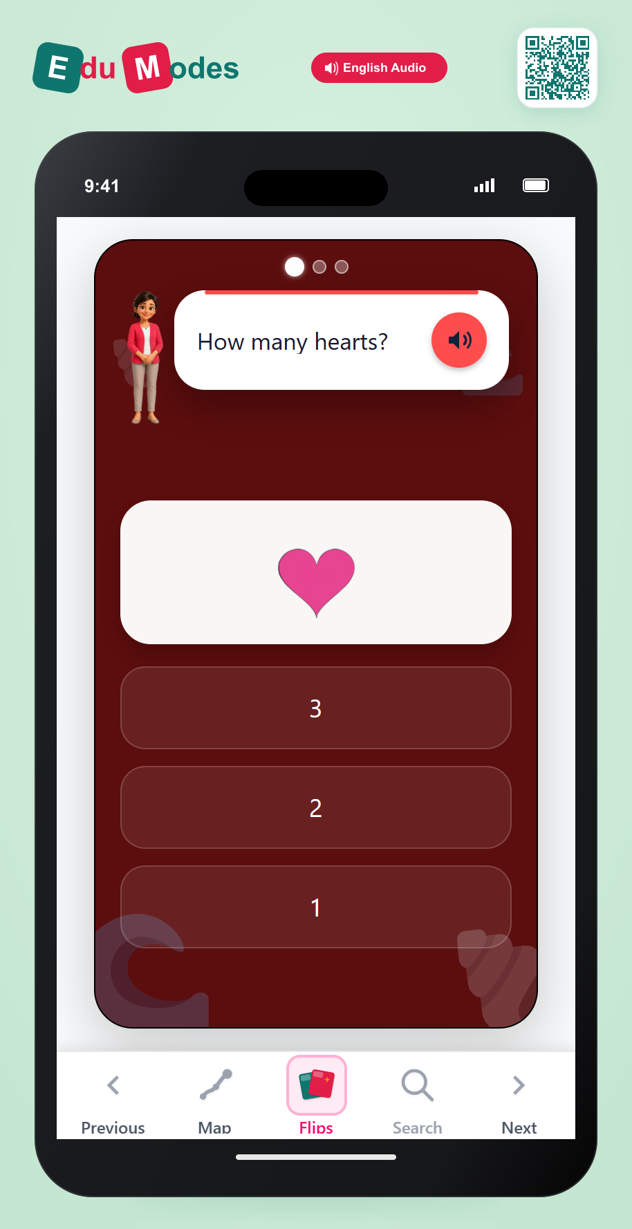 How Many Shapes 1 to 3 - Interactive Learning Game Preview