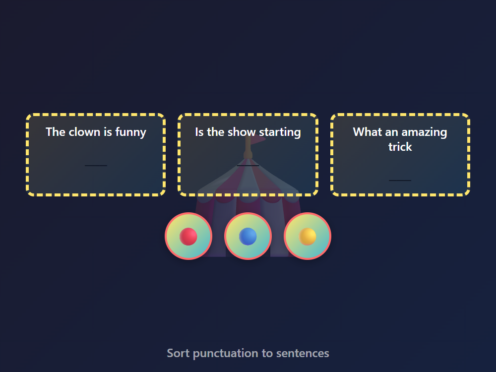 Circus Punctuation Show