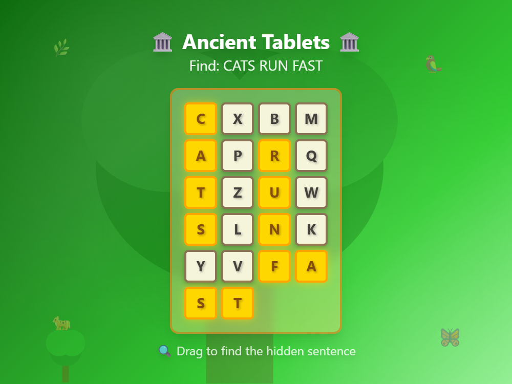 Jungle Sentence Search