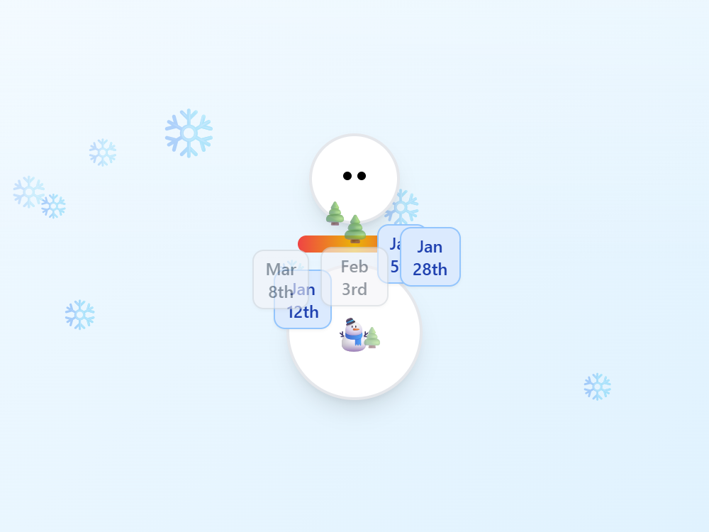 Winter Wonderland Dates