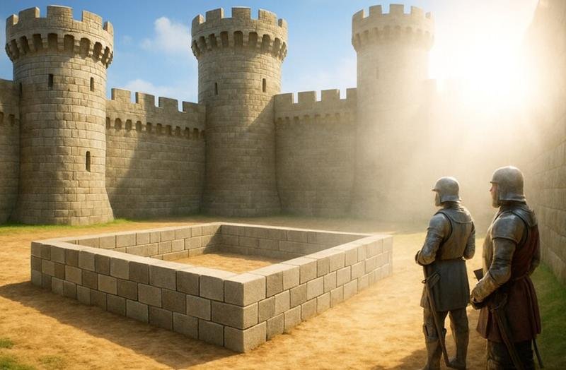 Castle Block Building