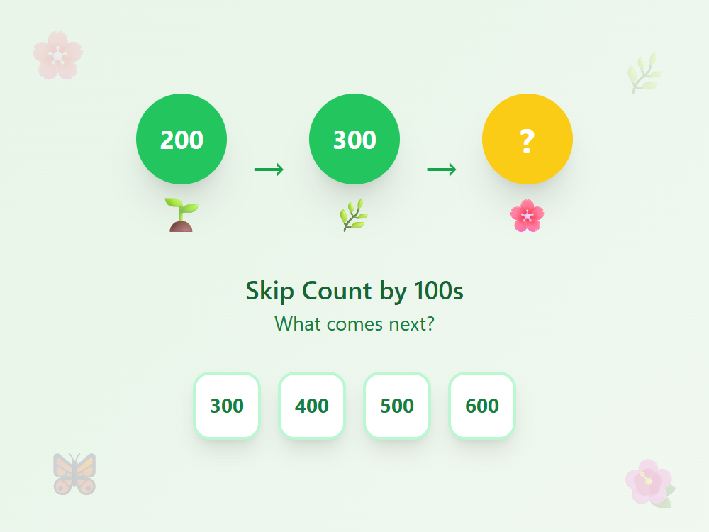 Garden Skip Count