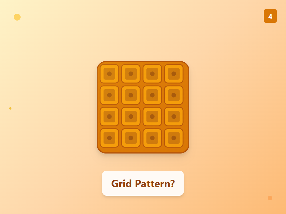 Waffle Square Sections