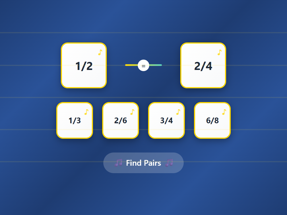 Equivalent Fraction Pairs