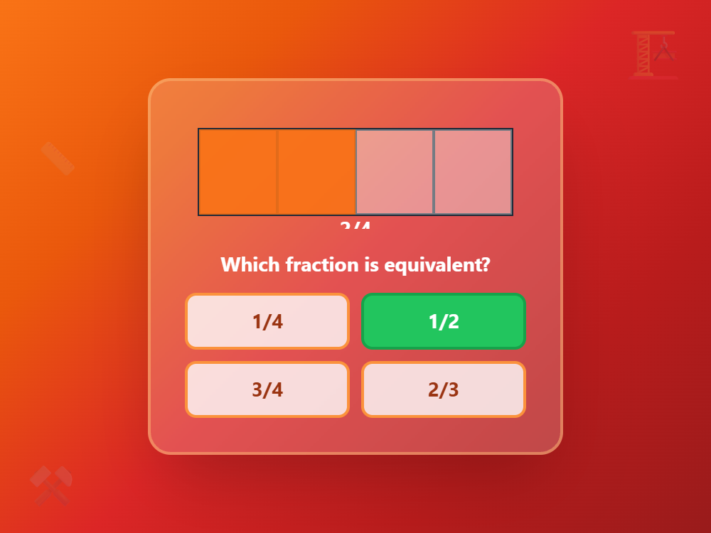 Rectangle Two Fourths
