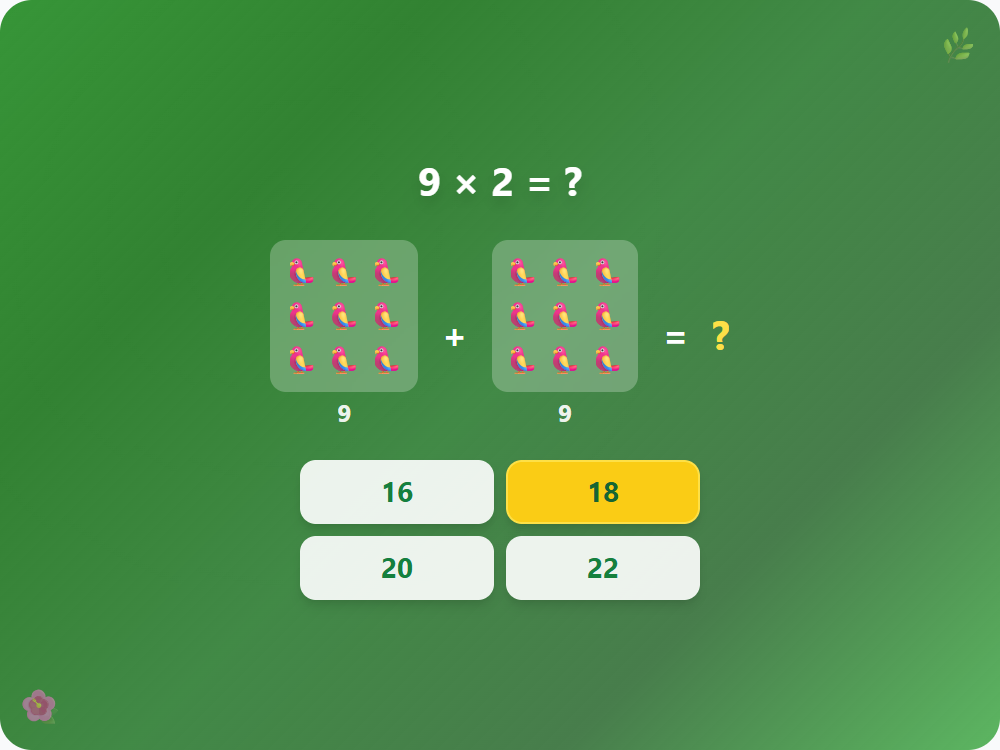 Jungle Doubling Challenge