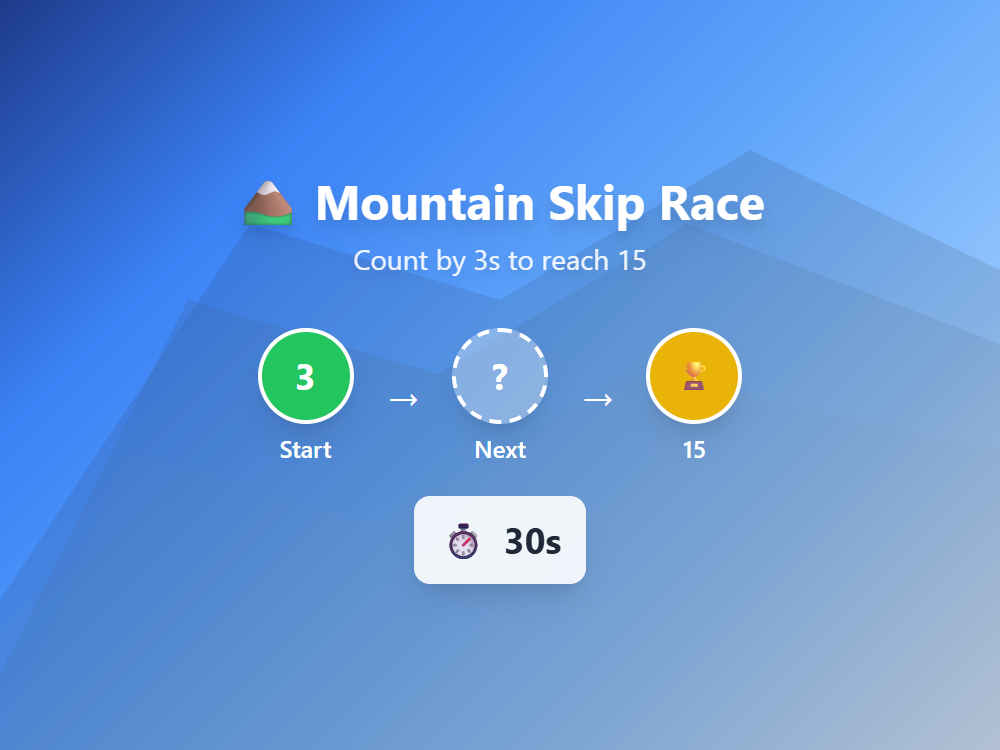 Mountain Skip Race