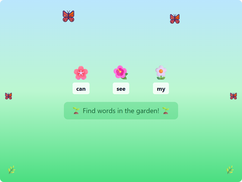 Garden Word Hunt