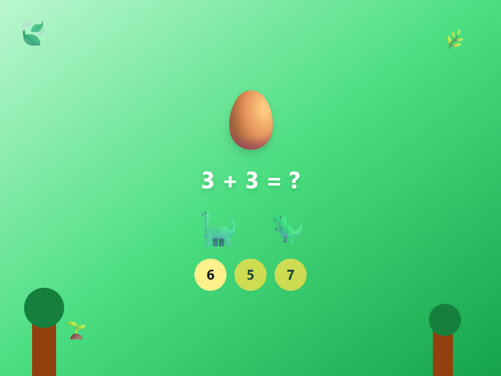 Dinosaur Egg Addition