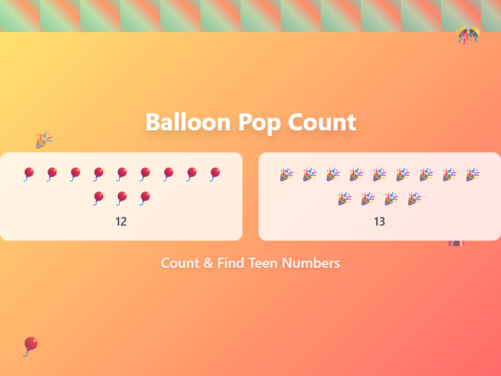 Balloon Pop Count