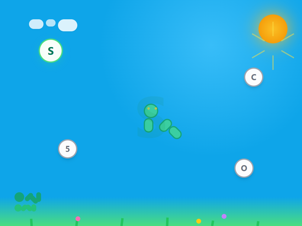 Snake Garden Letter Hunt S