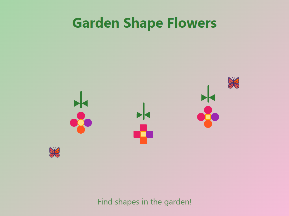 Garden Shape Flowers