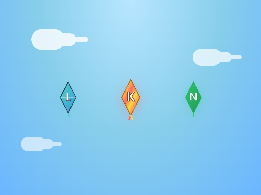 Kite Letter K