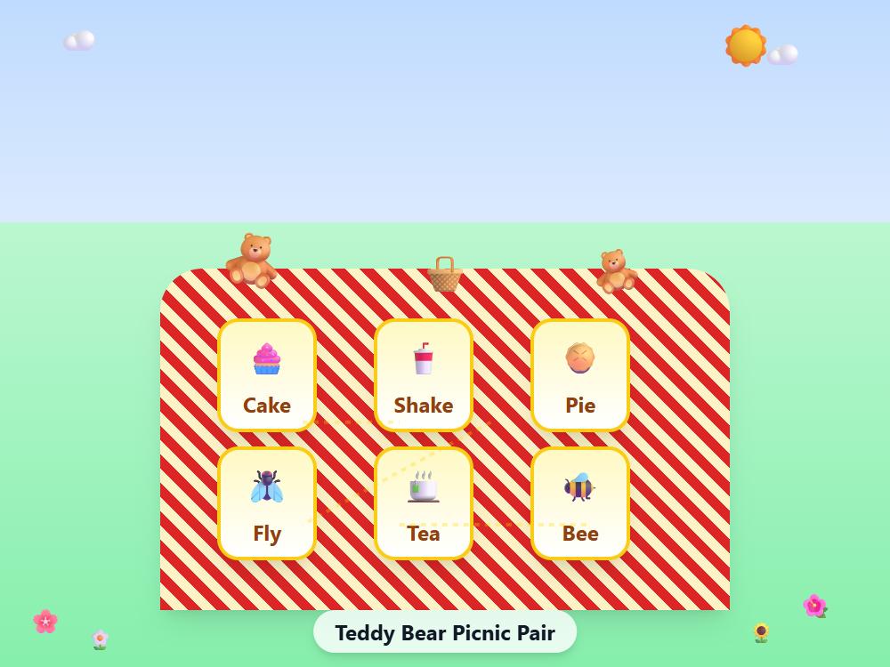 Teddy Bear Picnic Pair