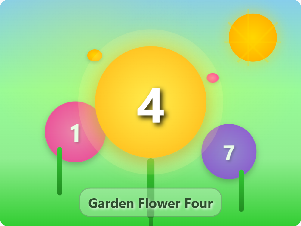 Garden Flower Four