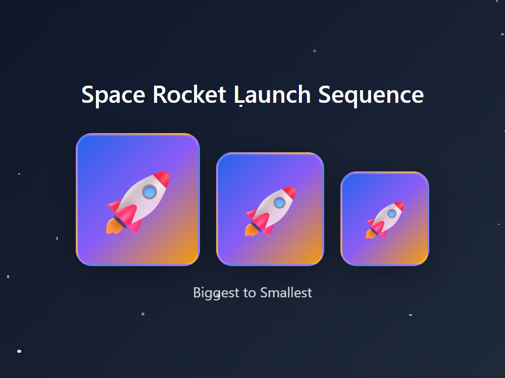 Space Rocket Sizes