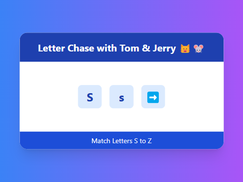 Match Capital and Small Letters S-Z