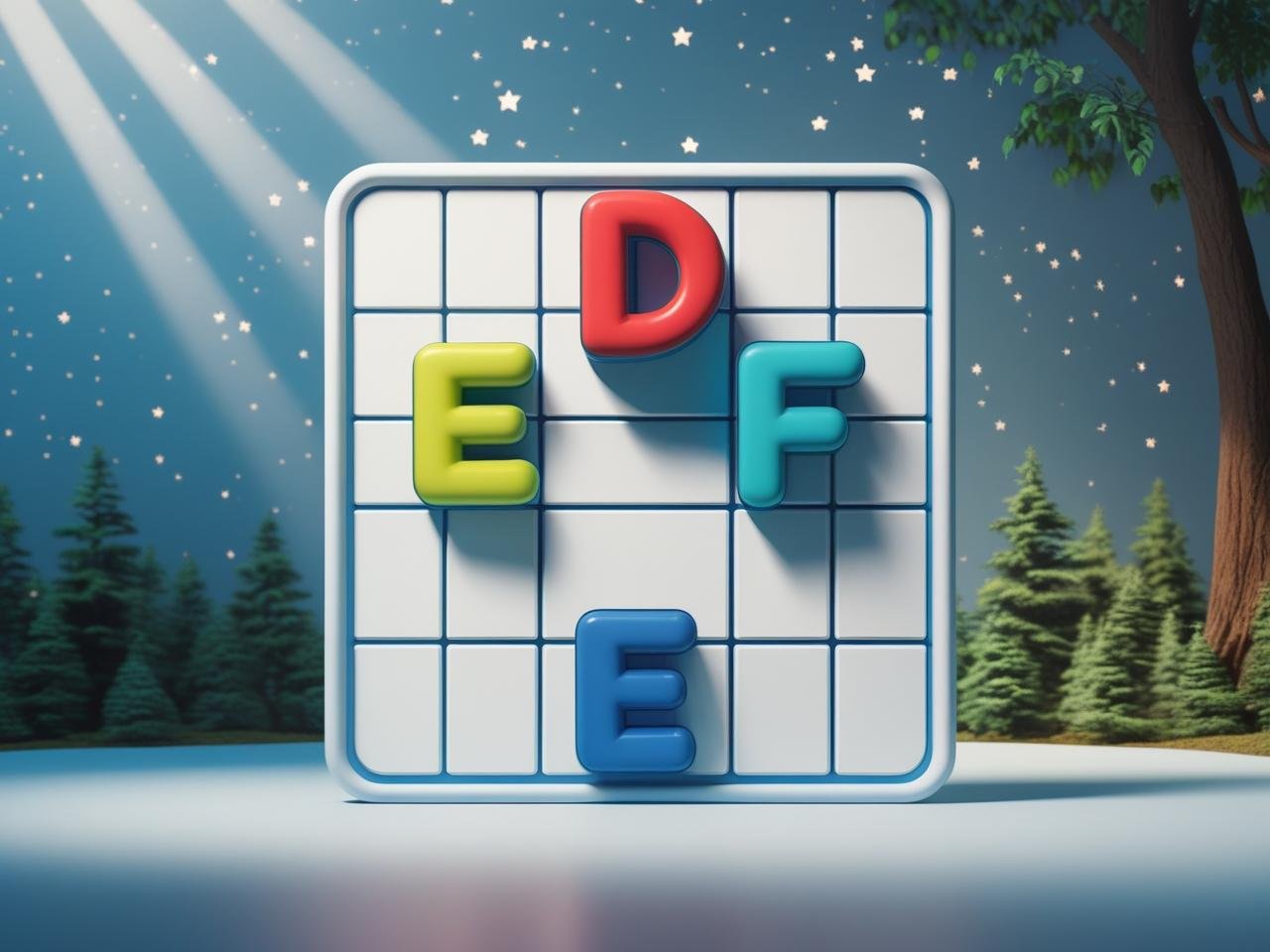 Capital Letters Sudoku D-F (3 Blanks)