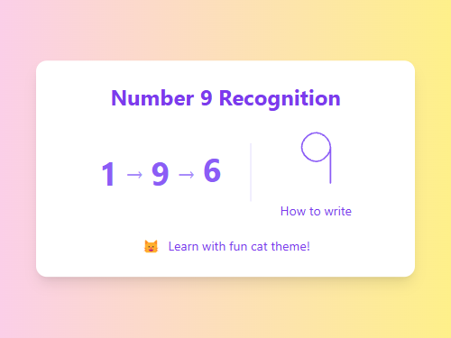 Number 9 Recognition