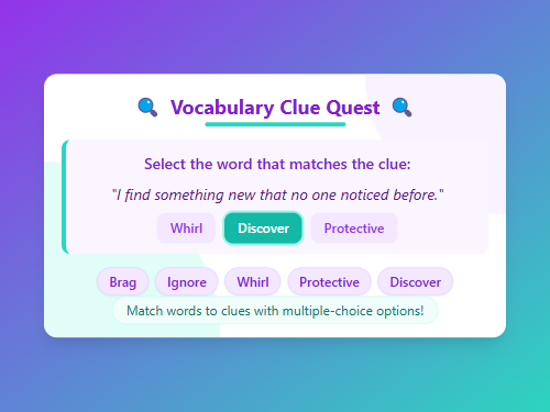 Vocabulary Clue Quest